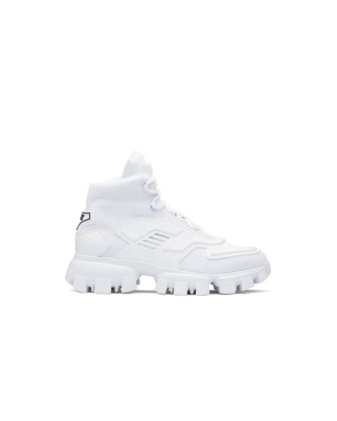 prada tennis shoe called the cloudbust|prada cloudbust high top white.